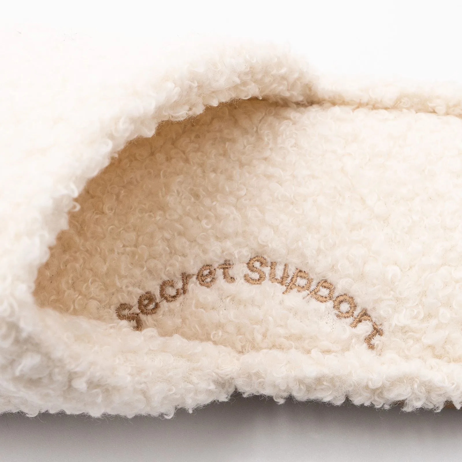 M&S Cream Soft Fluffy Fleece Mule Slippers