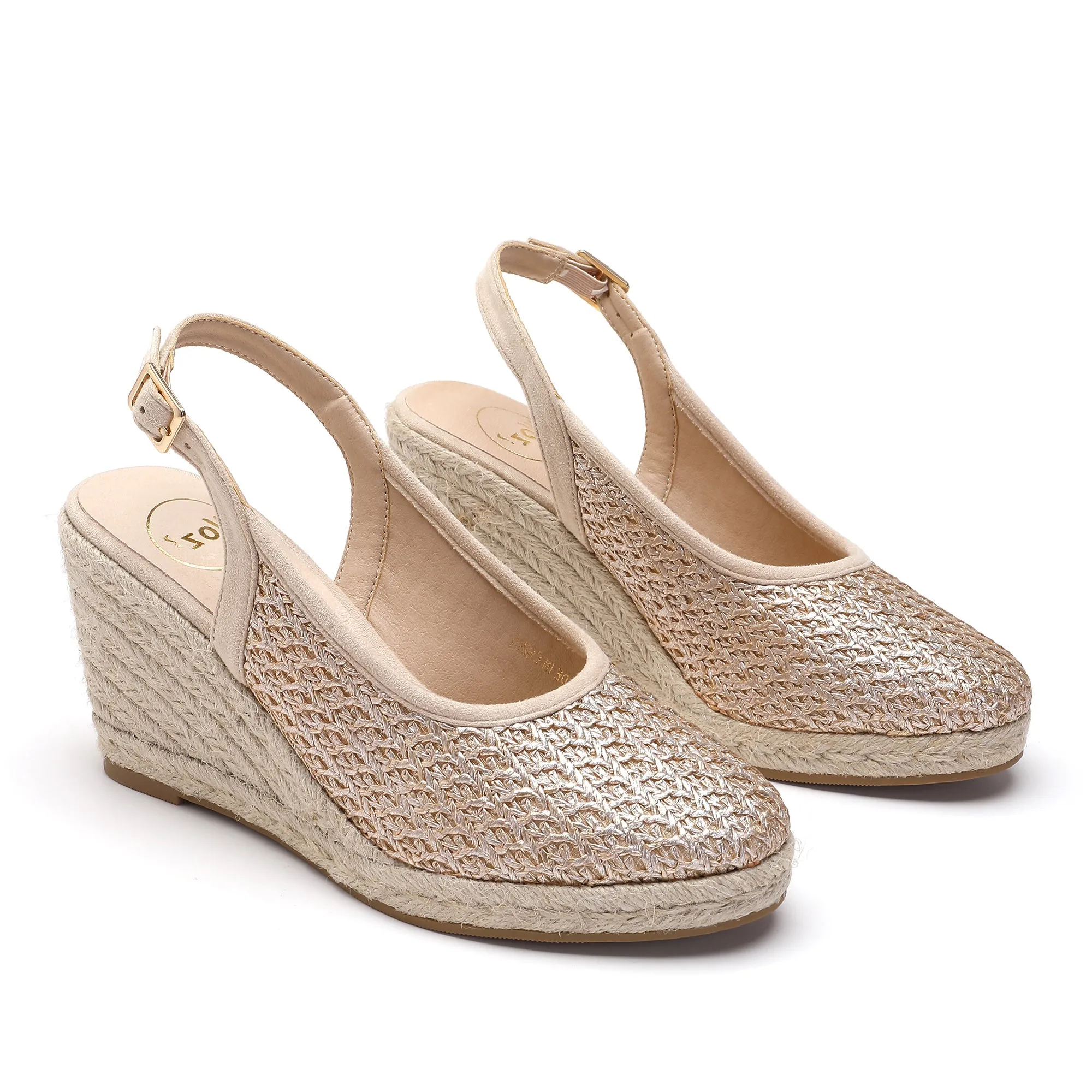 Marilyn Gold Espadrilles