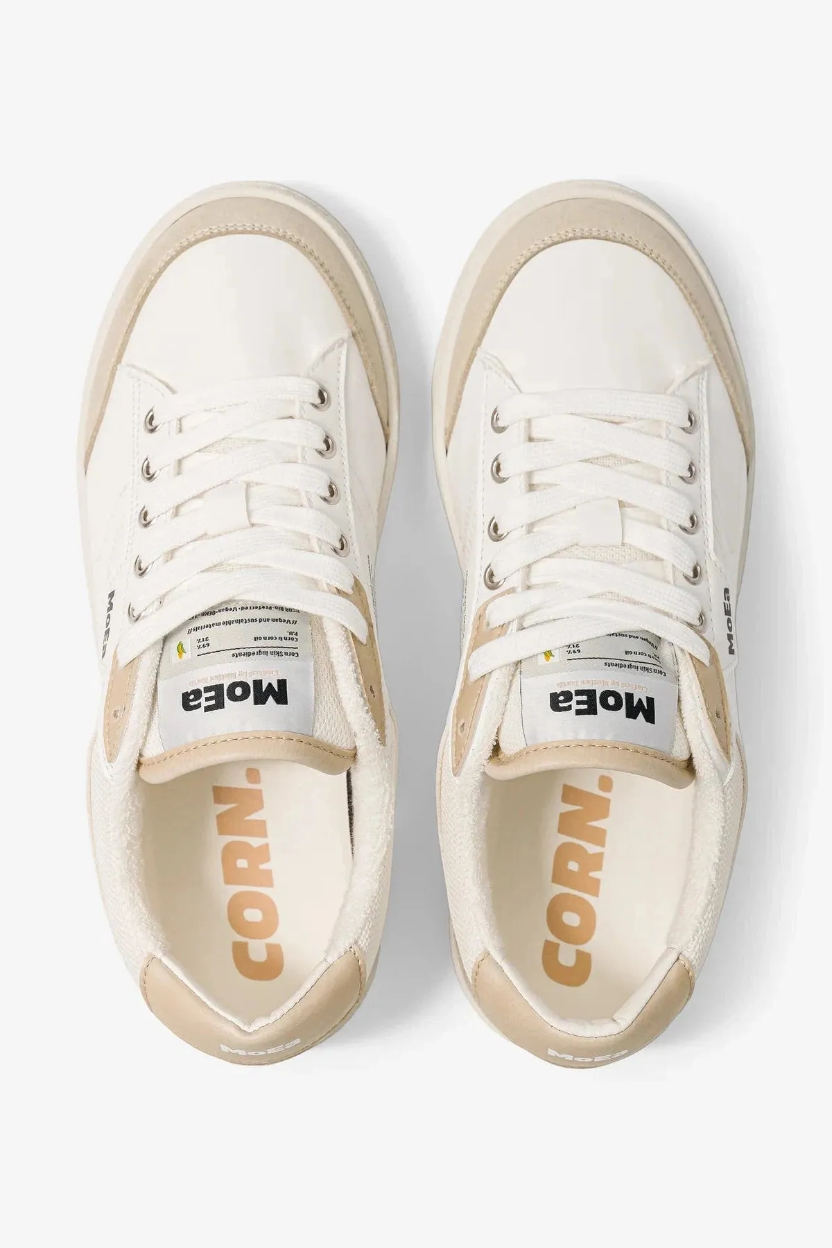 MoEa Gen3 Corn White & Beige Sneakers