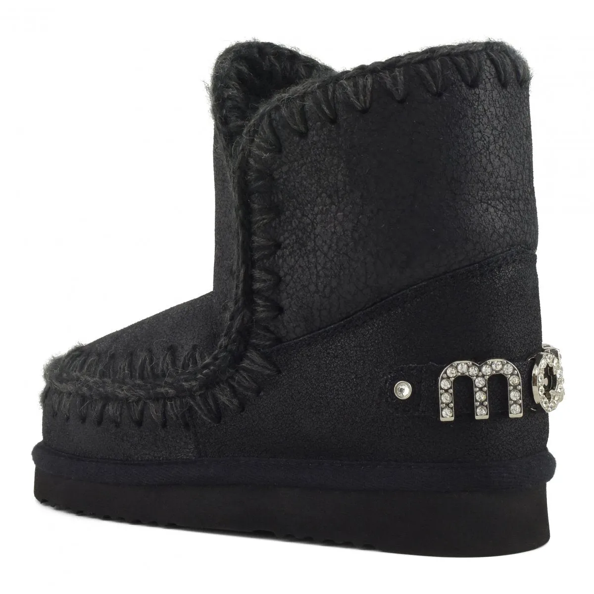 MOU Women's Eskimo 18 Rhinestone Logo Boots