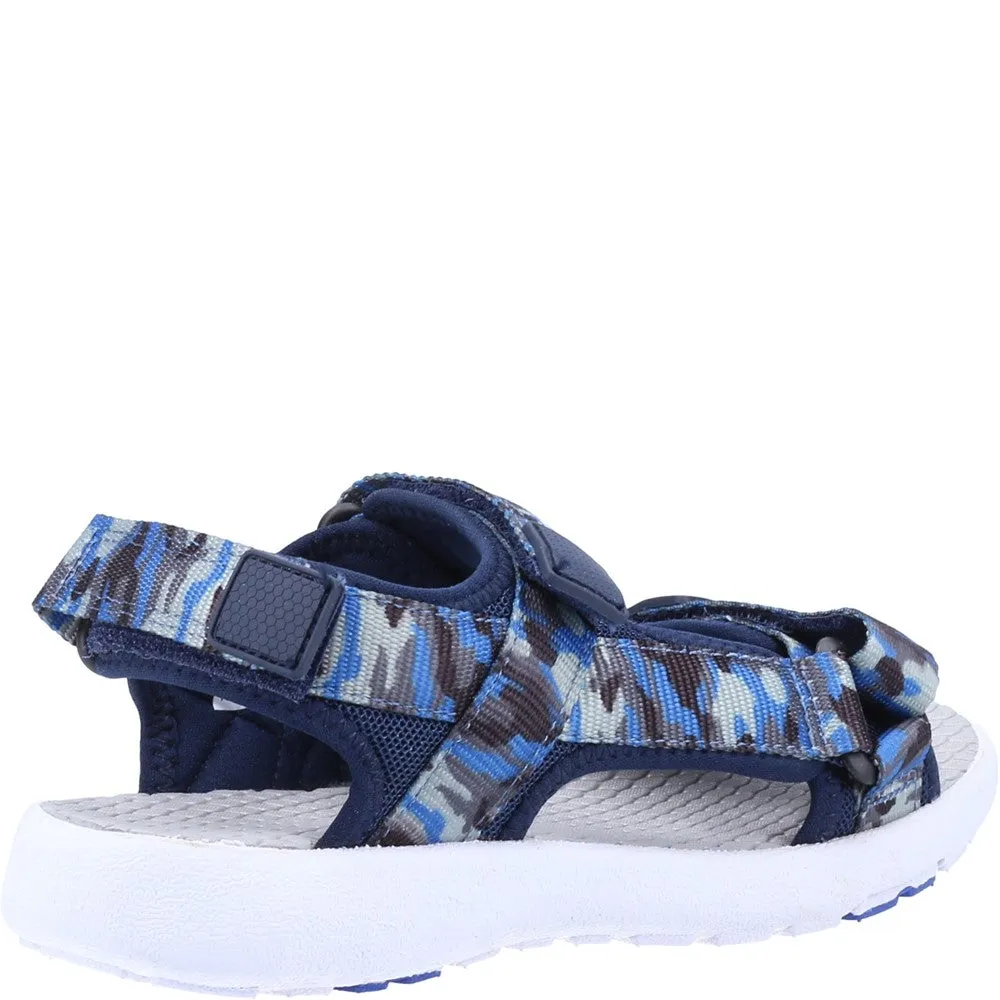 Navy Miles Quarter Strap Junior Sandals