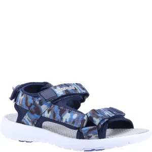 Navy Miles Quarter Strap Junior Sandals