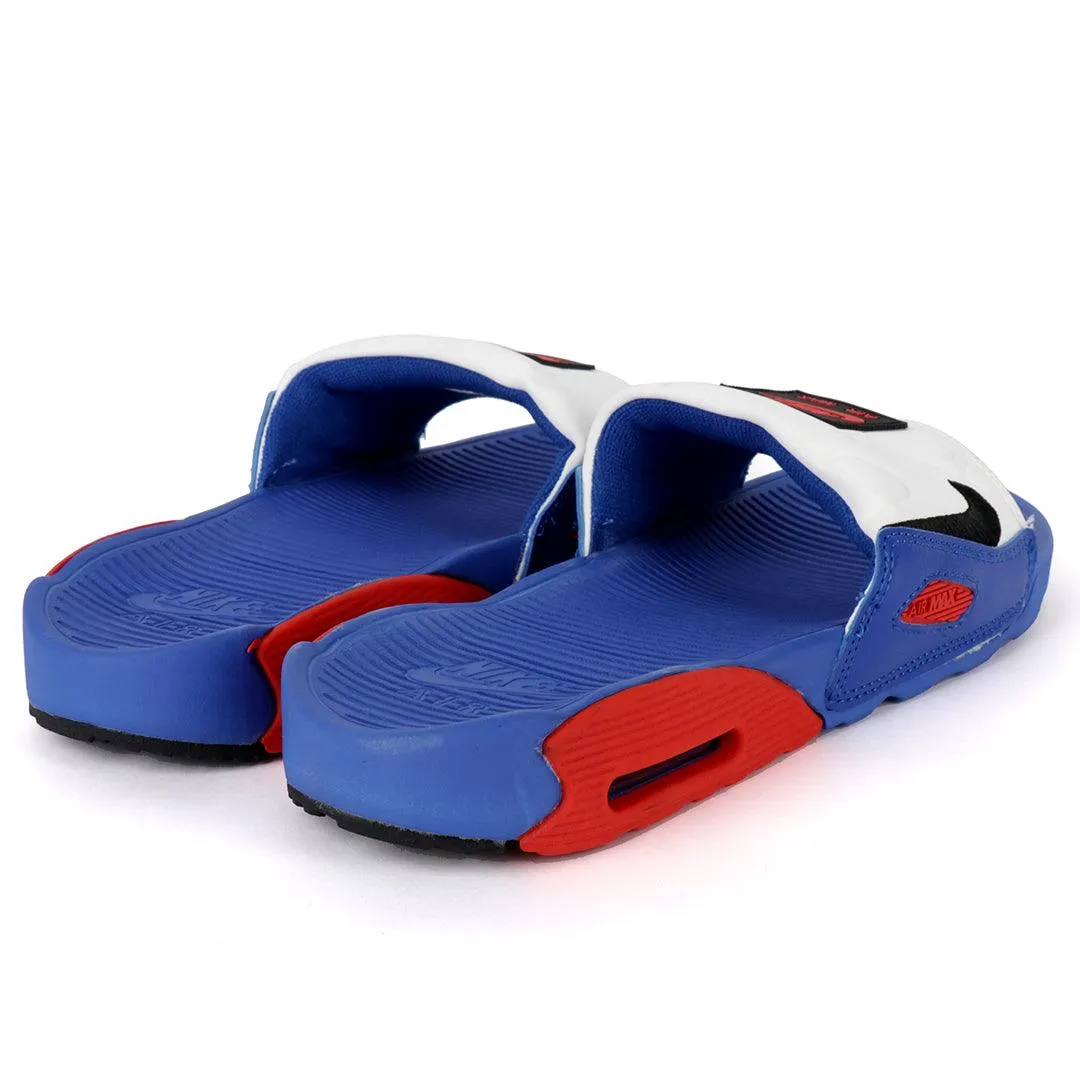 NK Camden Blue And Red Design Sneaker Sole Slide