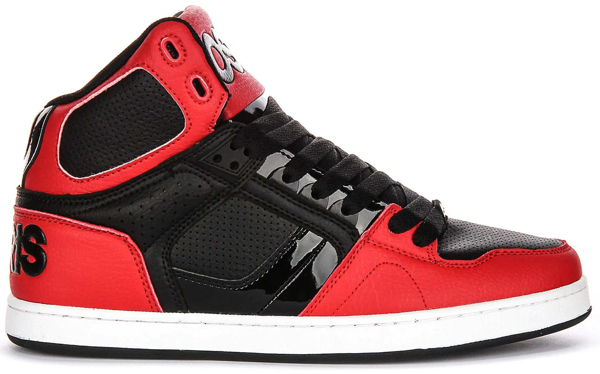 Osiris NYC 83 Clk In Red Black For Men