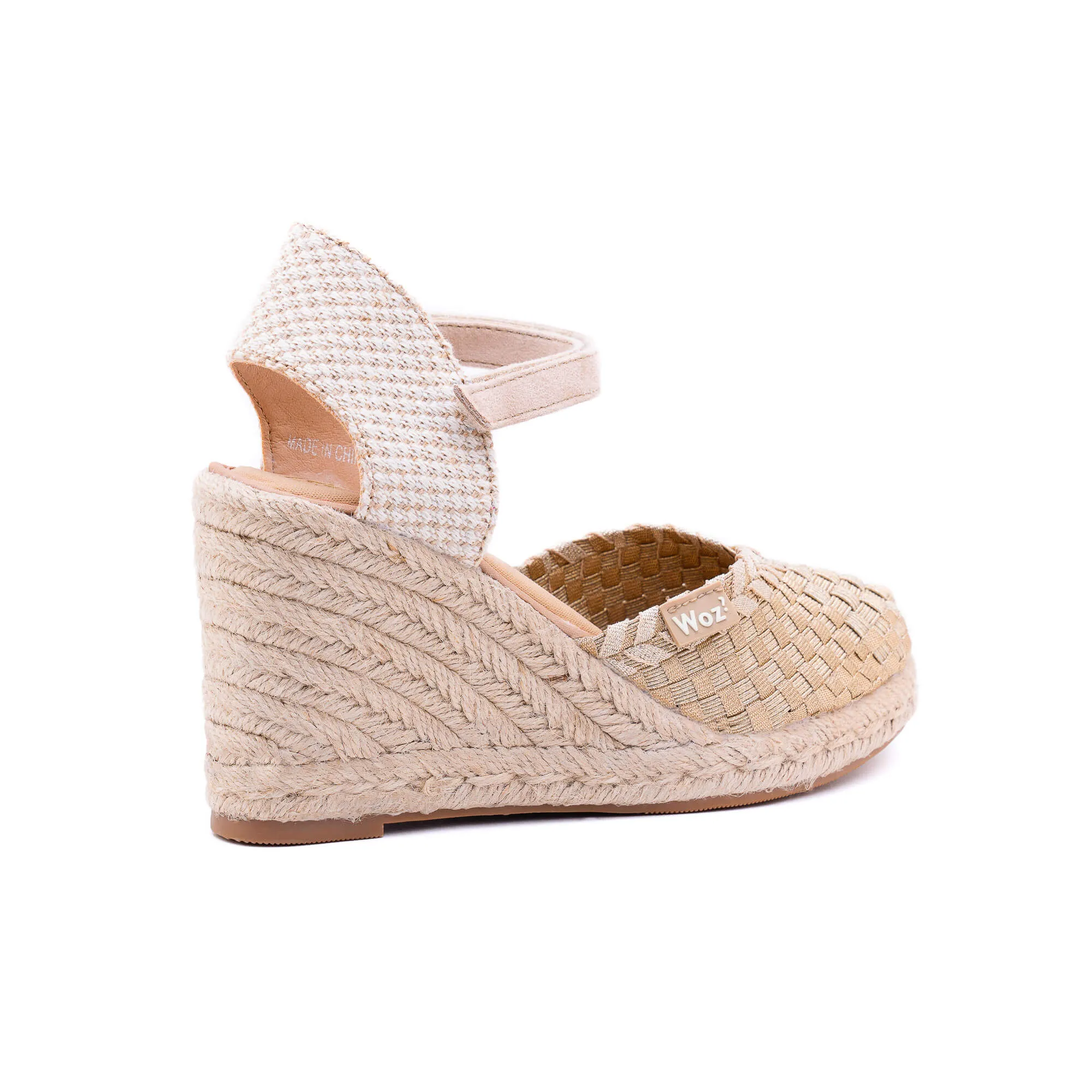 Pisa Light Gold Espadrilles