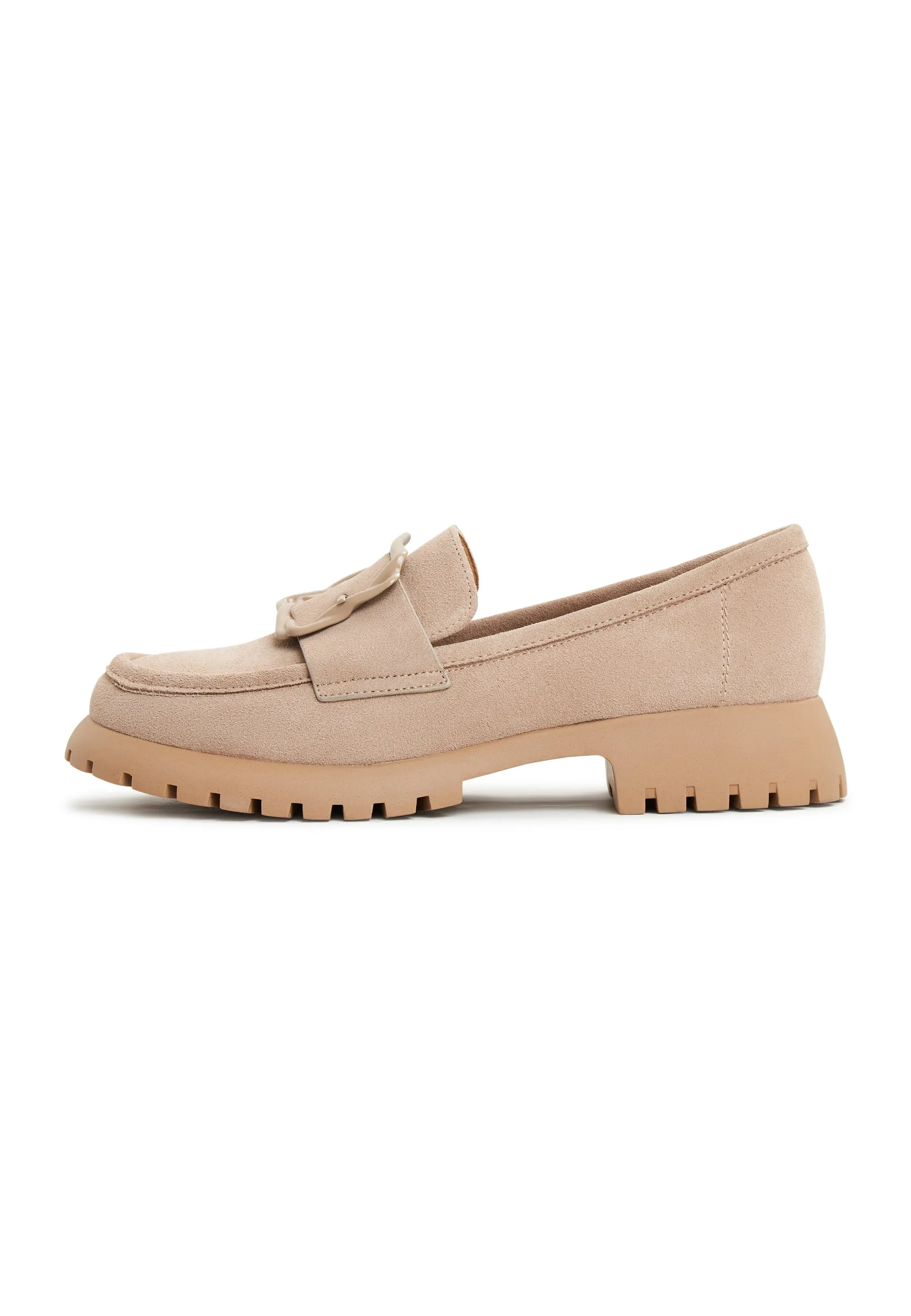 Platform Loafers Jenny - Beige