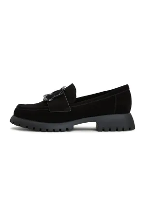 Platform Loafers Jenny - Black