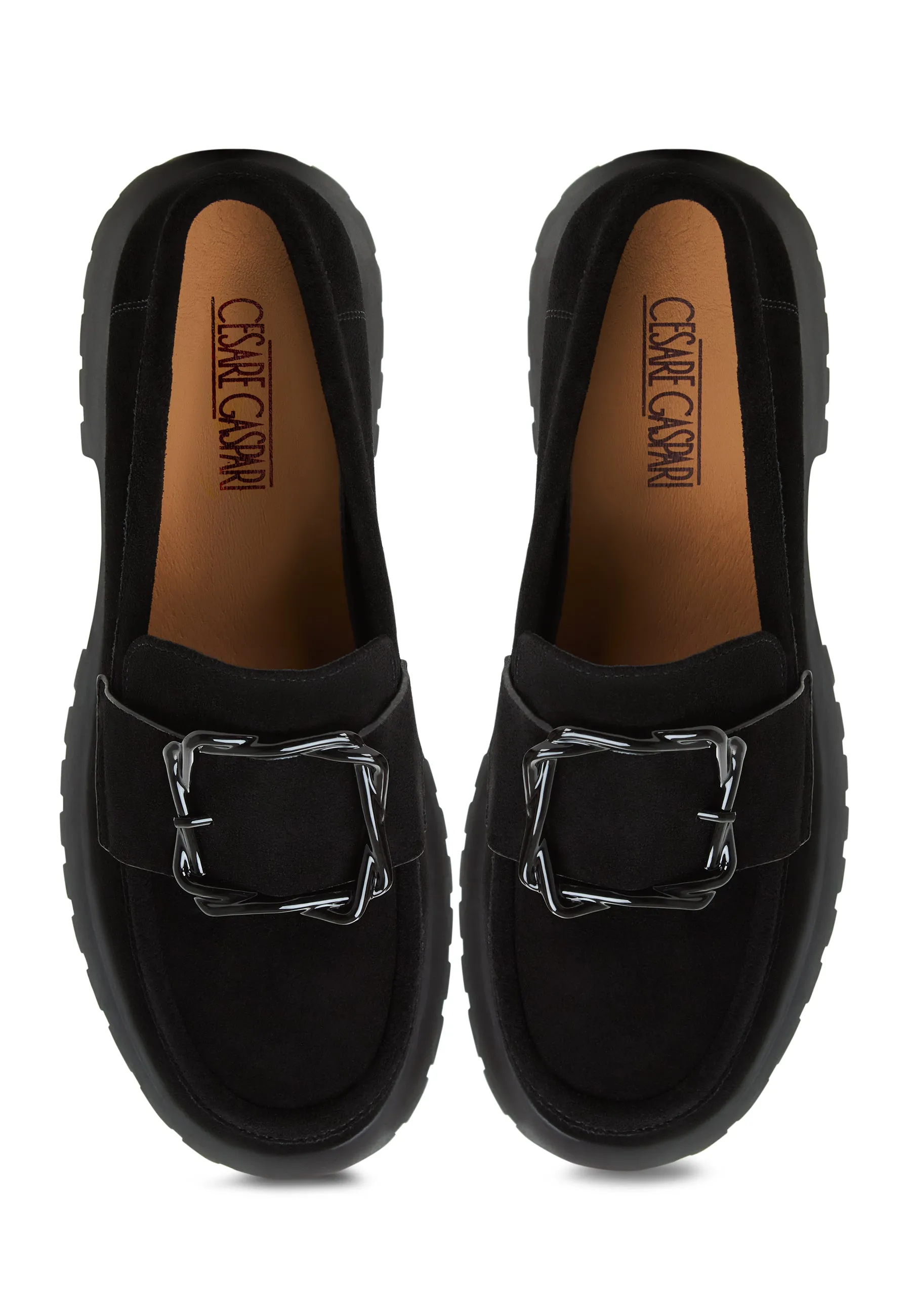 Platform Loafers Jenny - Black