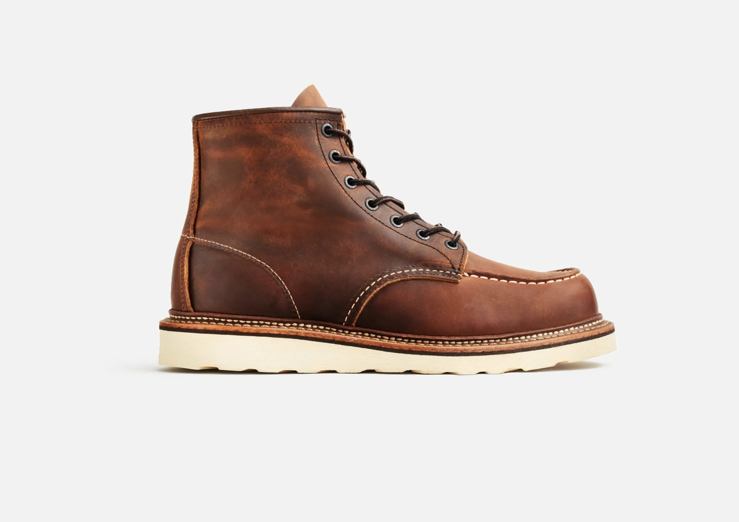 Red Wing Heritage 1907 Classic Moc Style in Copper Rough & Tough Leather