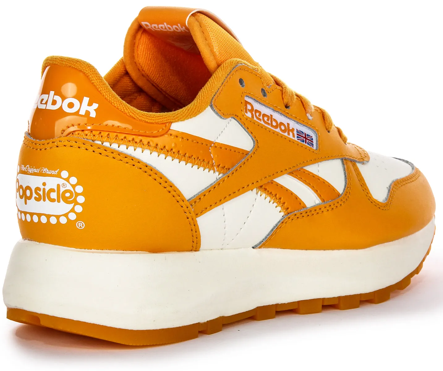 Reebok Classic Leather Semi Fire Spark In Orange For Women