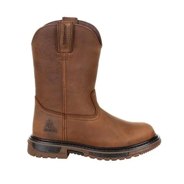 Rocky Children’s and Youth Original Ride Brown Waterproof Western Boots RKW0300