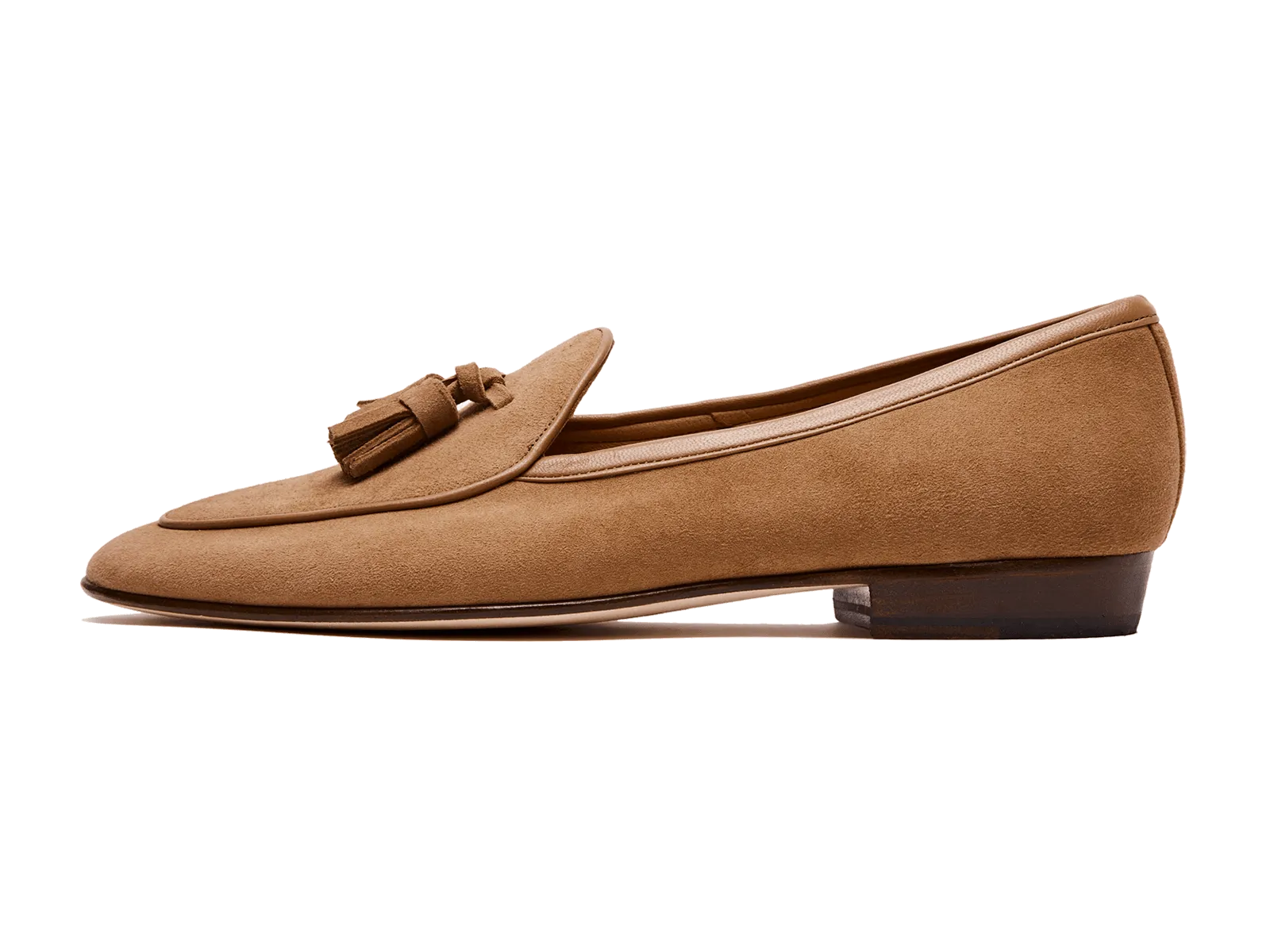 Sagan Classic Tassel Loafers in Alezan Asteria Suede