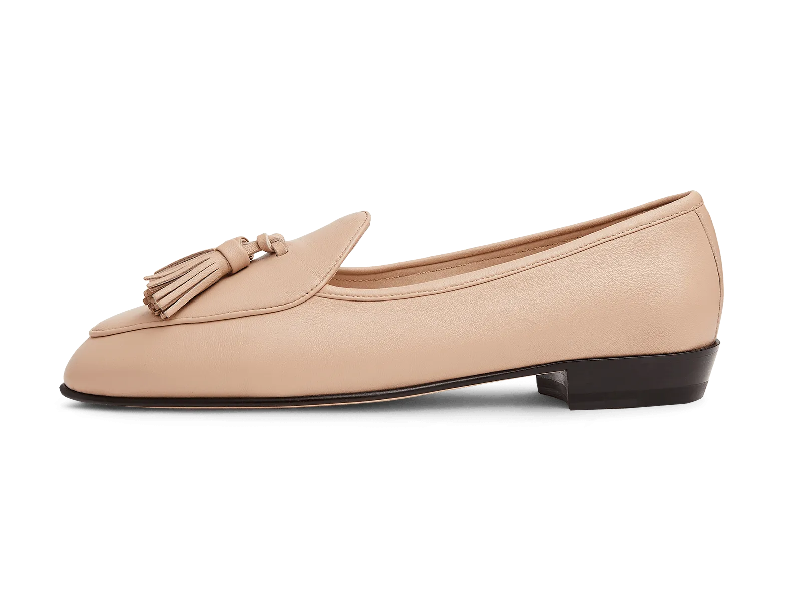 Sagan Tassel Loafers in Albatre Nappa