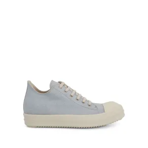 Shaggy Cotton Suede Low Sneakers in Oyster/Milk