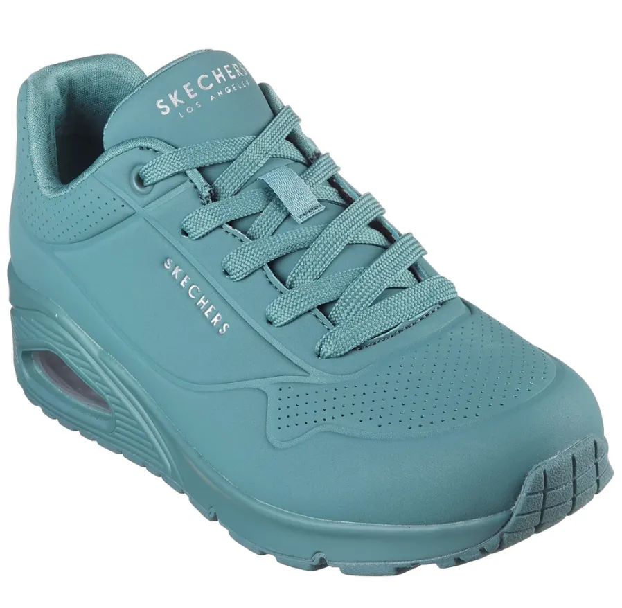 Skechers Womens Trainer Uno Stand On Air Teal