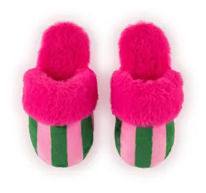 Slippers - Felicity Stripe - Pink