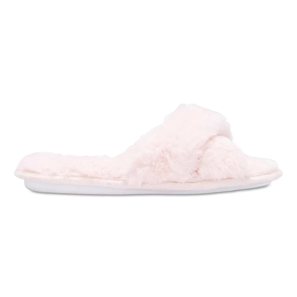 Sofie Slipper in Light Pink Fabric