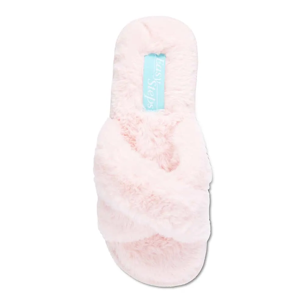 Sofie Slipper in Light Pink Fabric