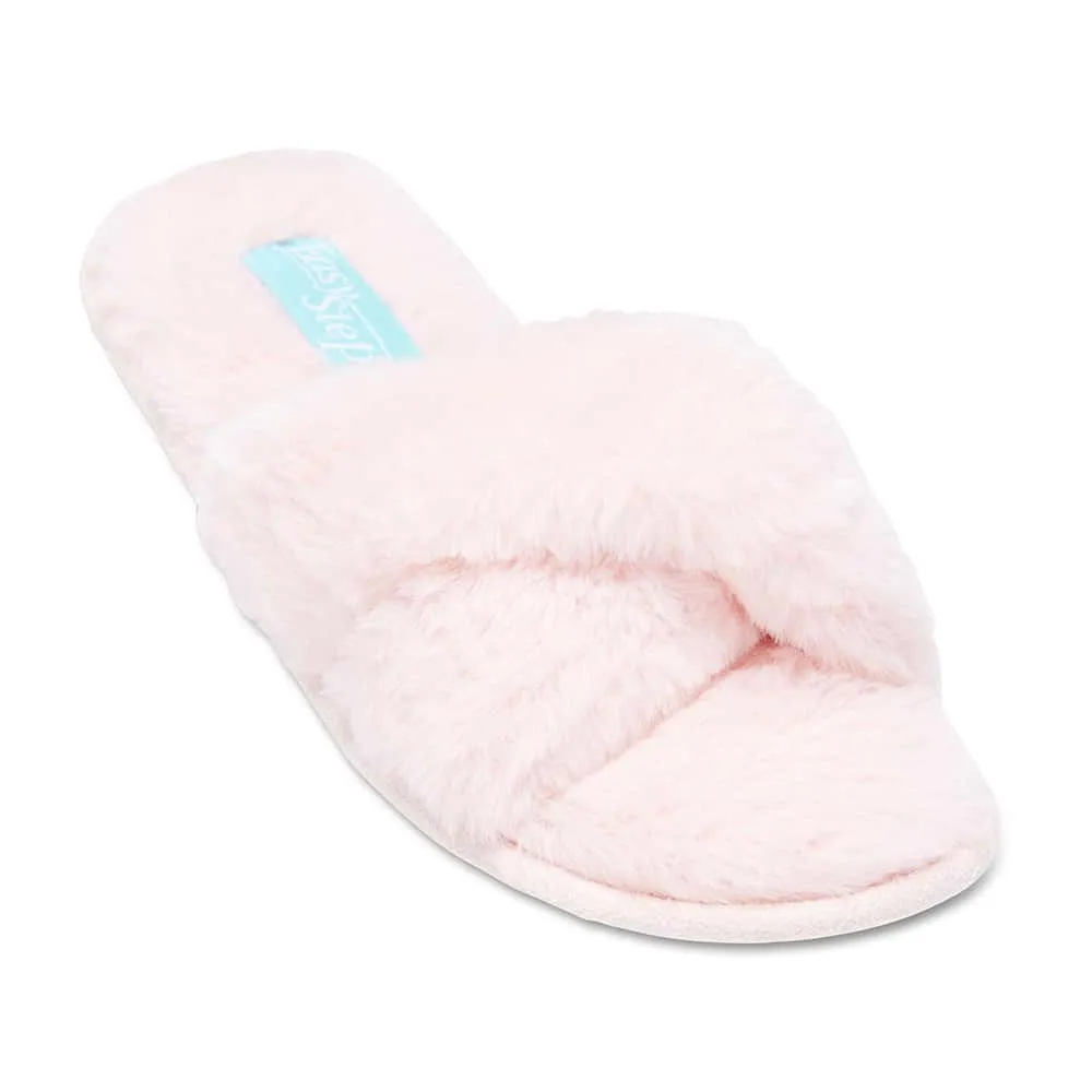 Sofie Slipper in Light Pink Fabric