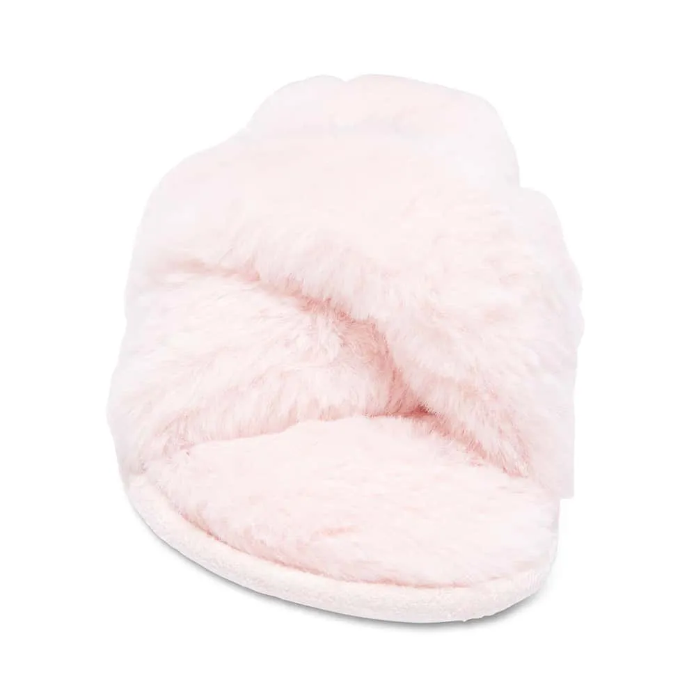 Sofie Slipper in Light Pink Fabric