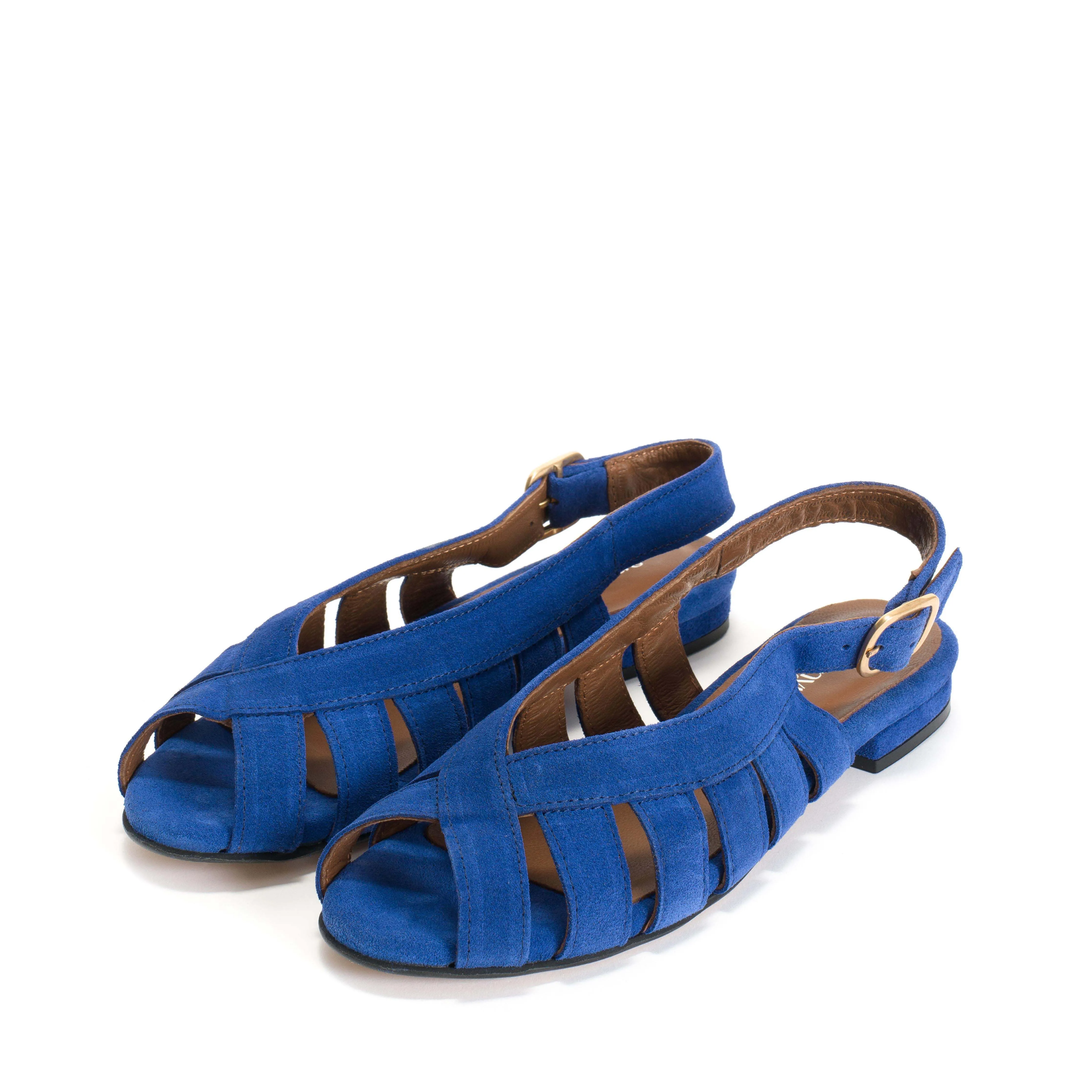 Sophie 20 Calf suede Electric blue