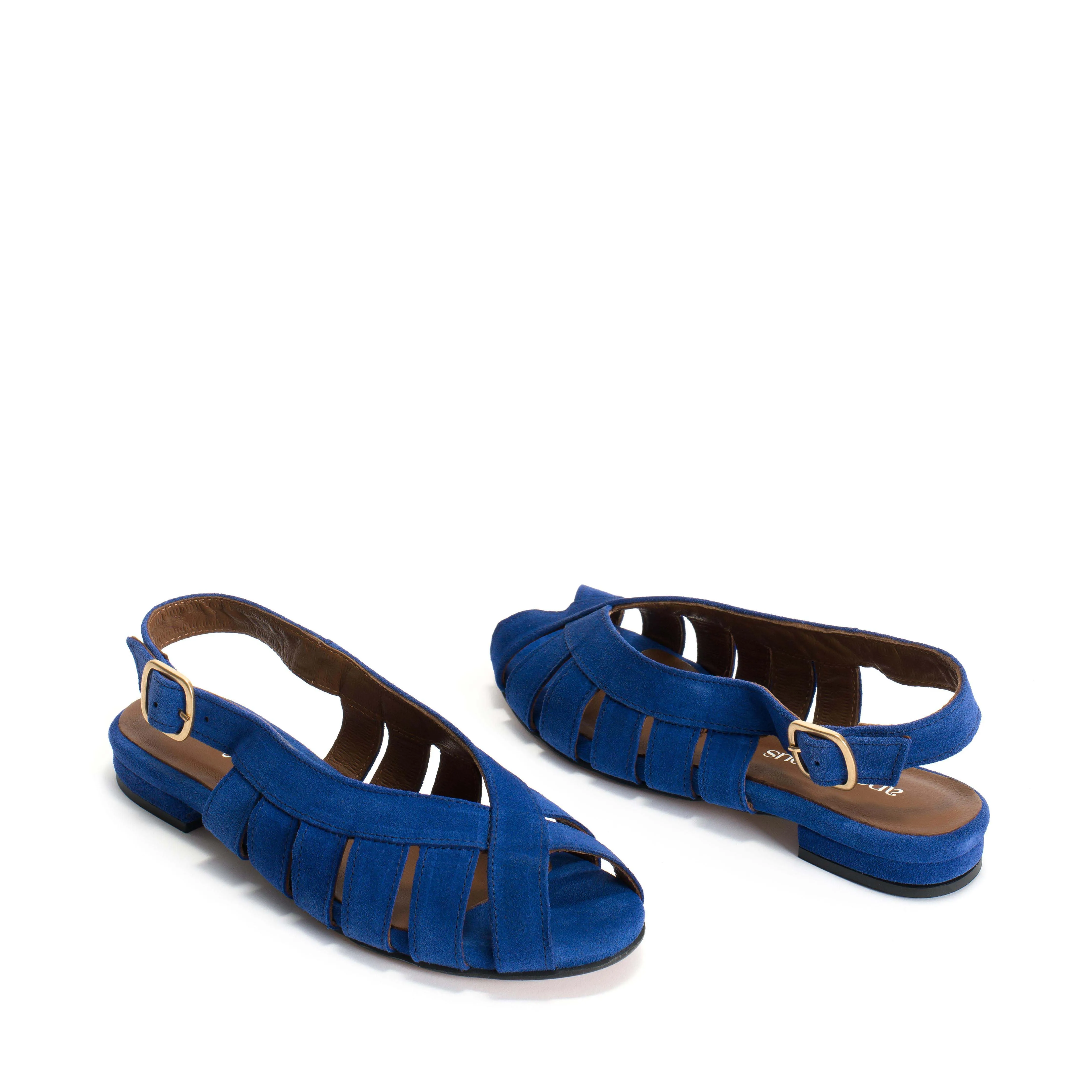 Sophie 20 Calf suede Electric blue