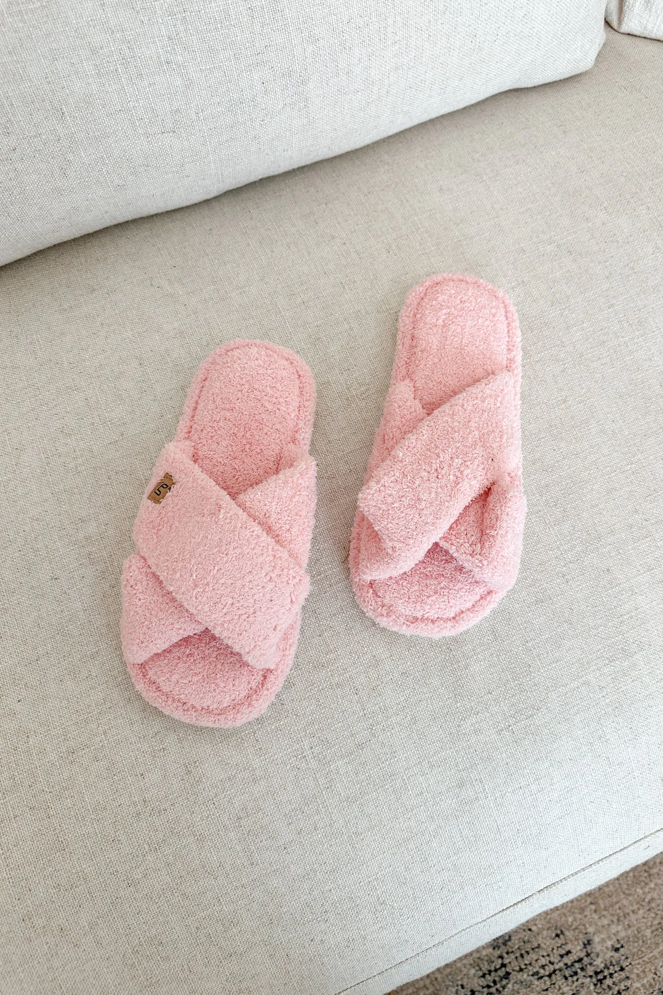 Spa Day Slippers in Pink