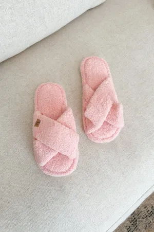 Spa Day Slippers in Pink