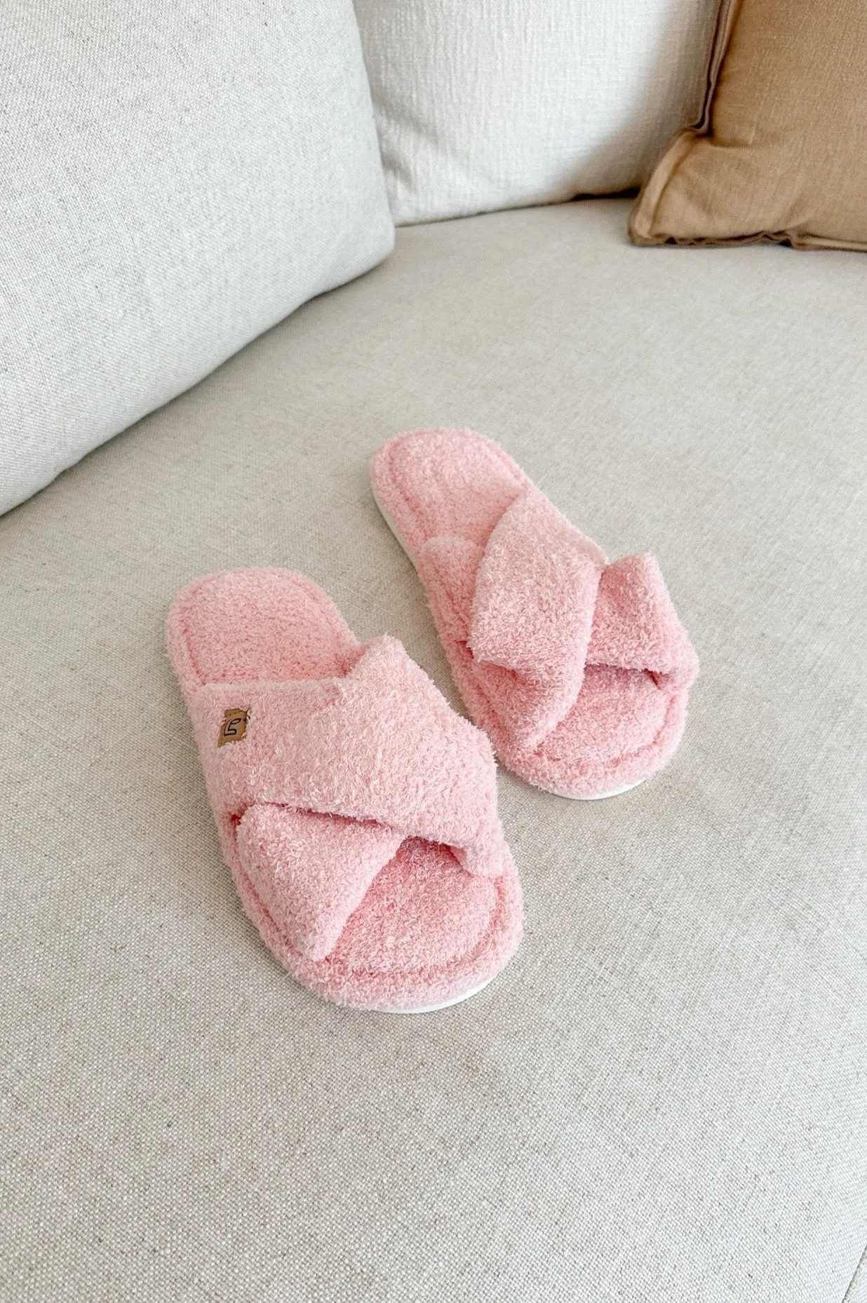 Spa Day Slippers in Pink