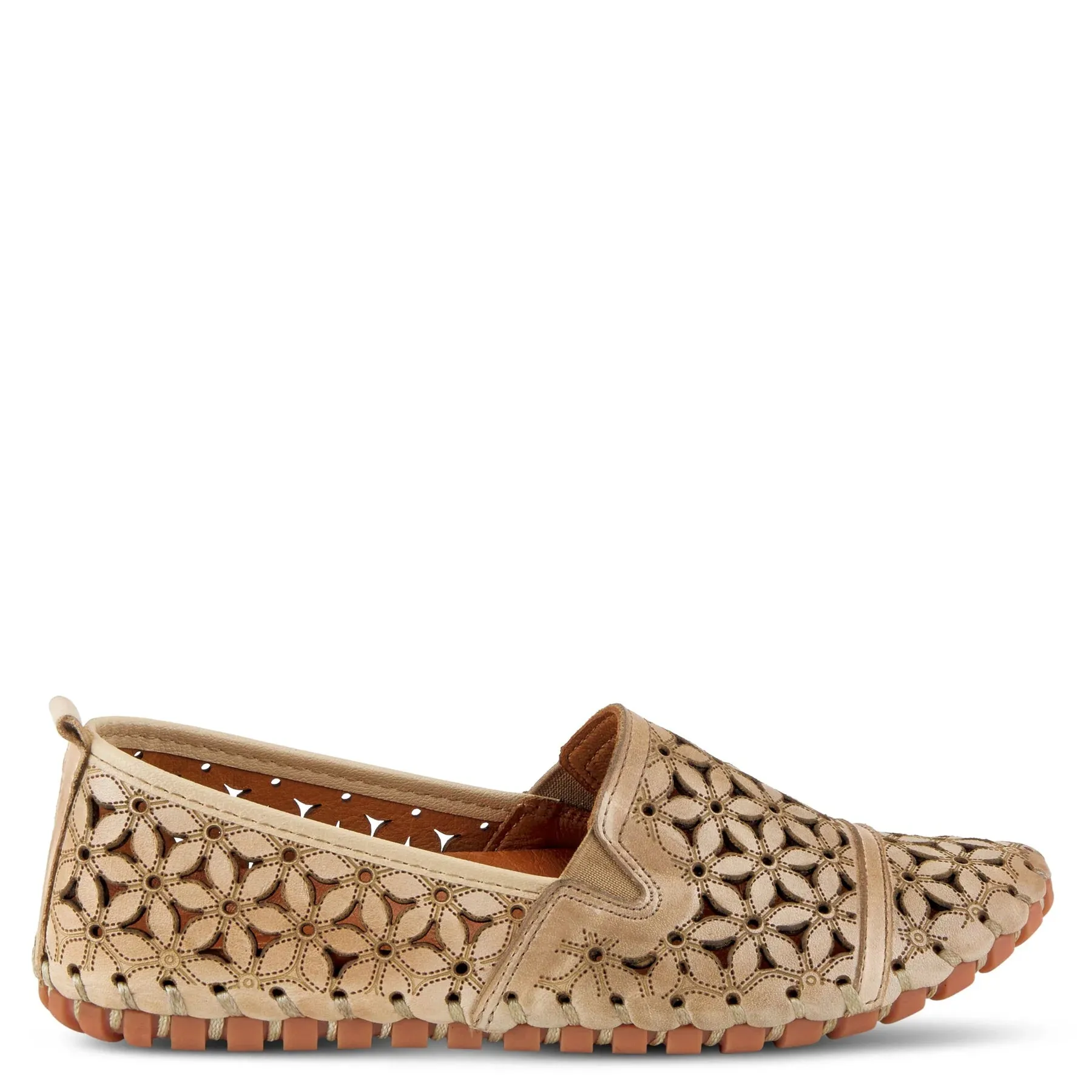 Spring Step Women's Flowerflow Flats - Beige