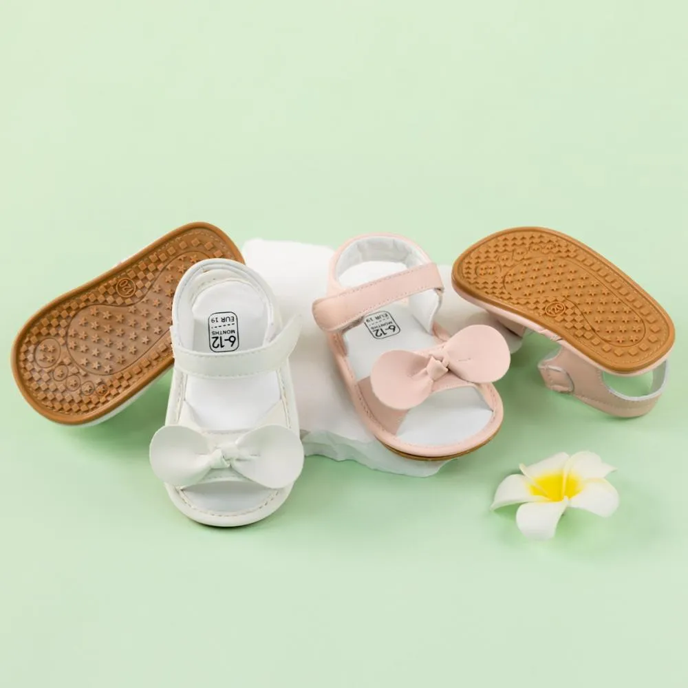 Summer baby bow anti slip breathable sandals Wholesale Children Shoes