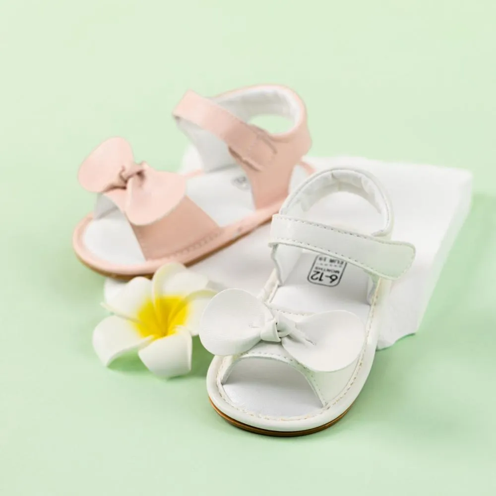 Summer baby bow anti slip breathable sandals Wholesale Children Shoes