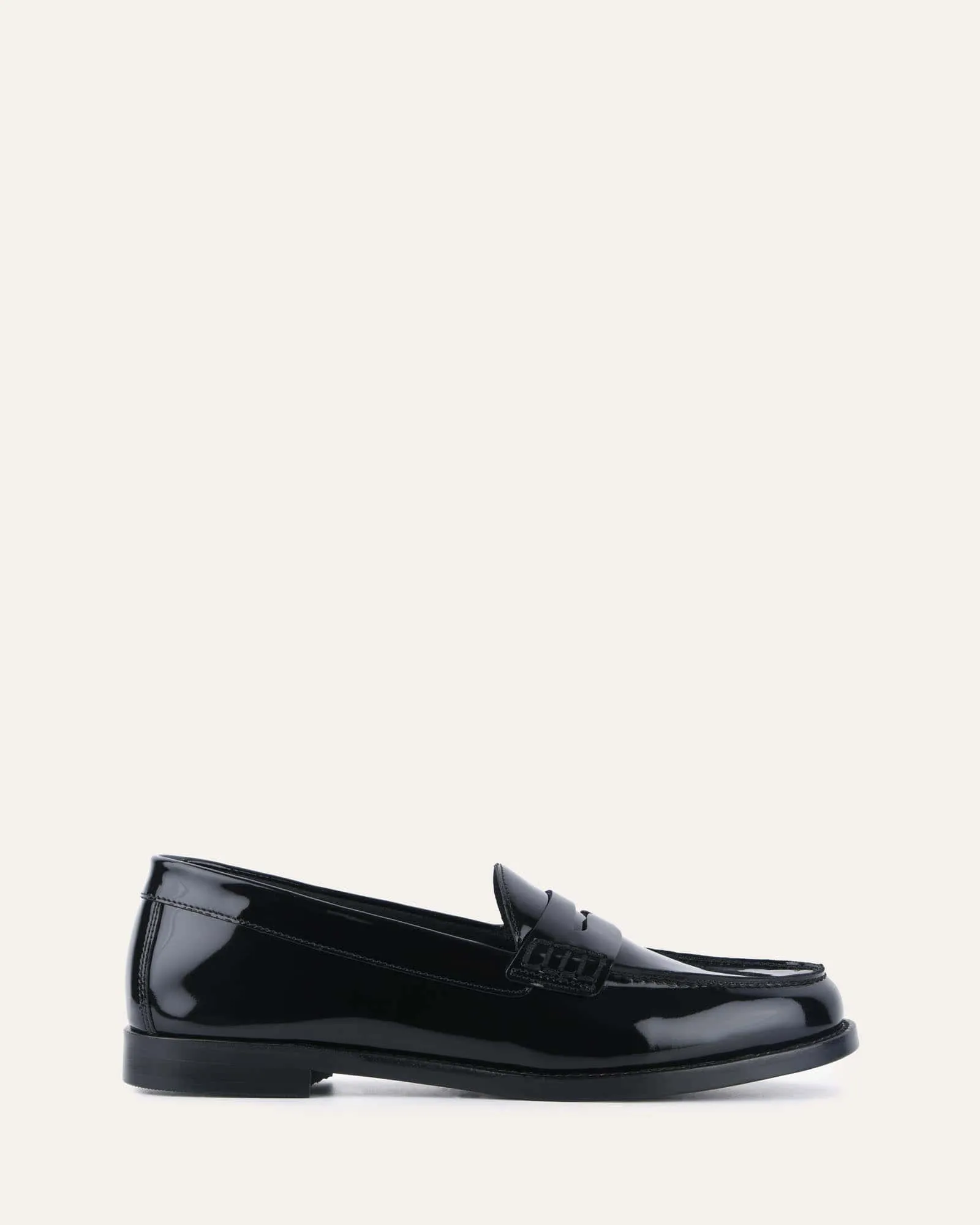 TAIT LOAFERS BLACK PATENT