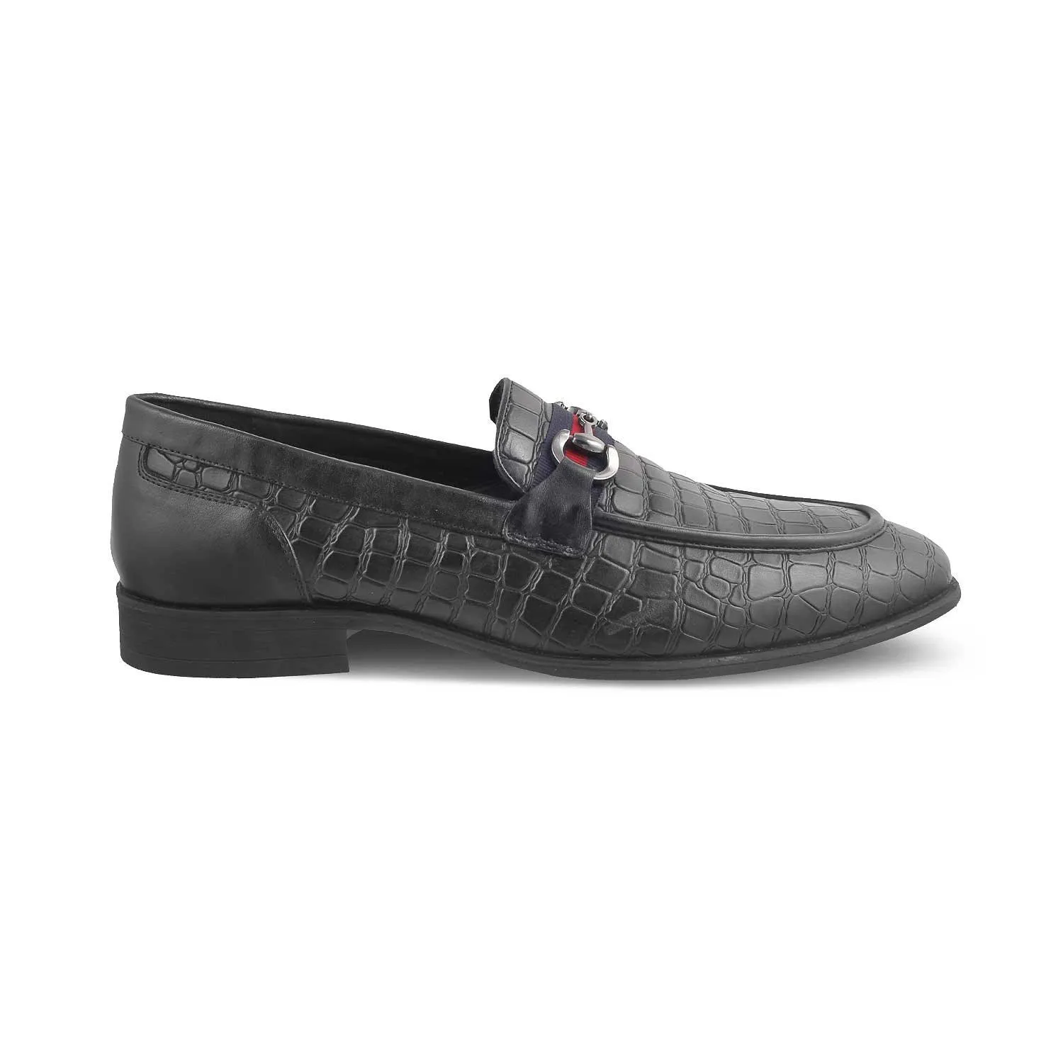 The Sweden Black Men's Leather Loafers Tresmode