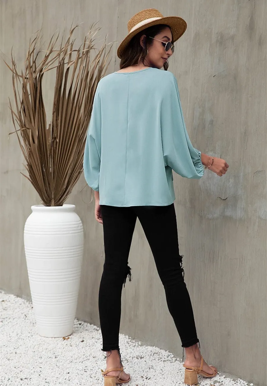 Tie Neck Classic Light Blouse