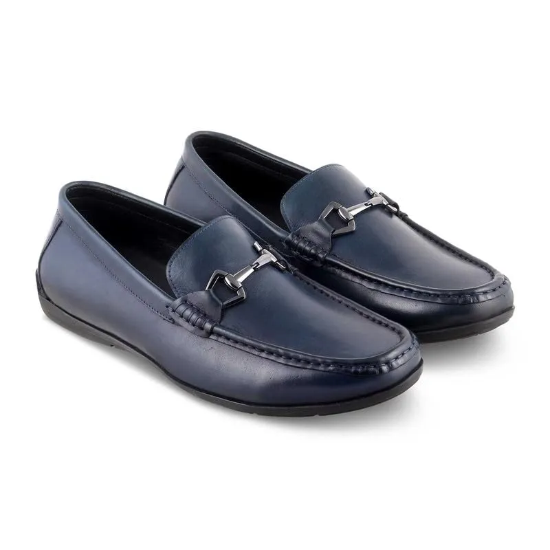 tresmode 231-RHODES Blue Loafers for Mens EU/41, UK/7