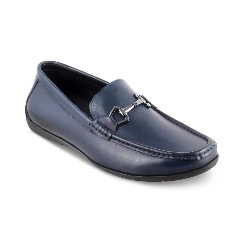 tresmode 231-RHODES Blue Loafers for Mens EU/41, UK/7