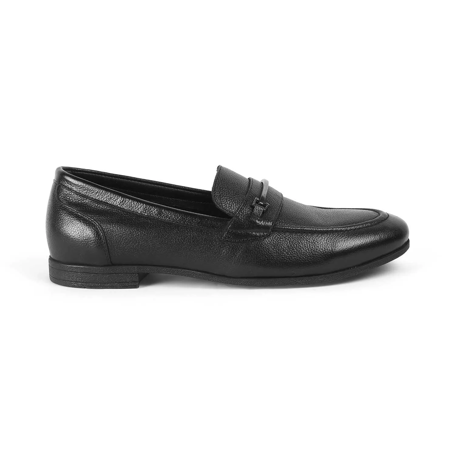 Tresmode Byron Black Men's Leather Loafers