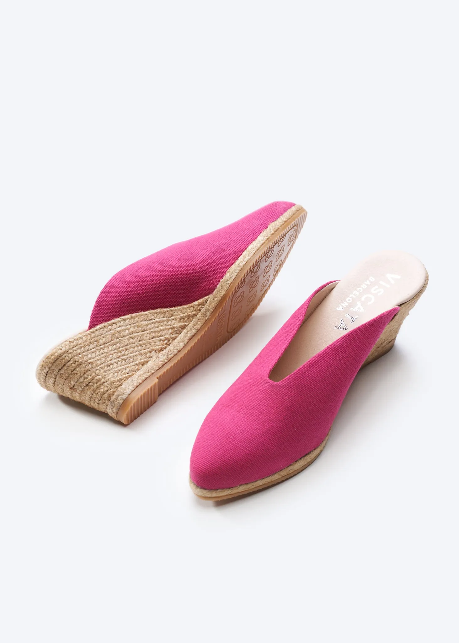 Truja Limited Edition Canvas Espadrille Mule Wedges