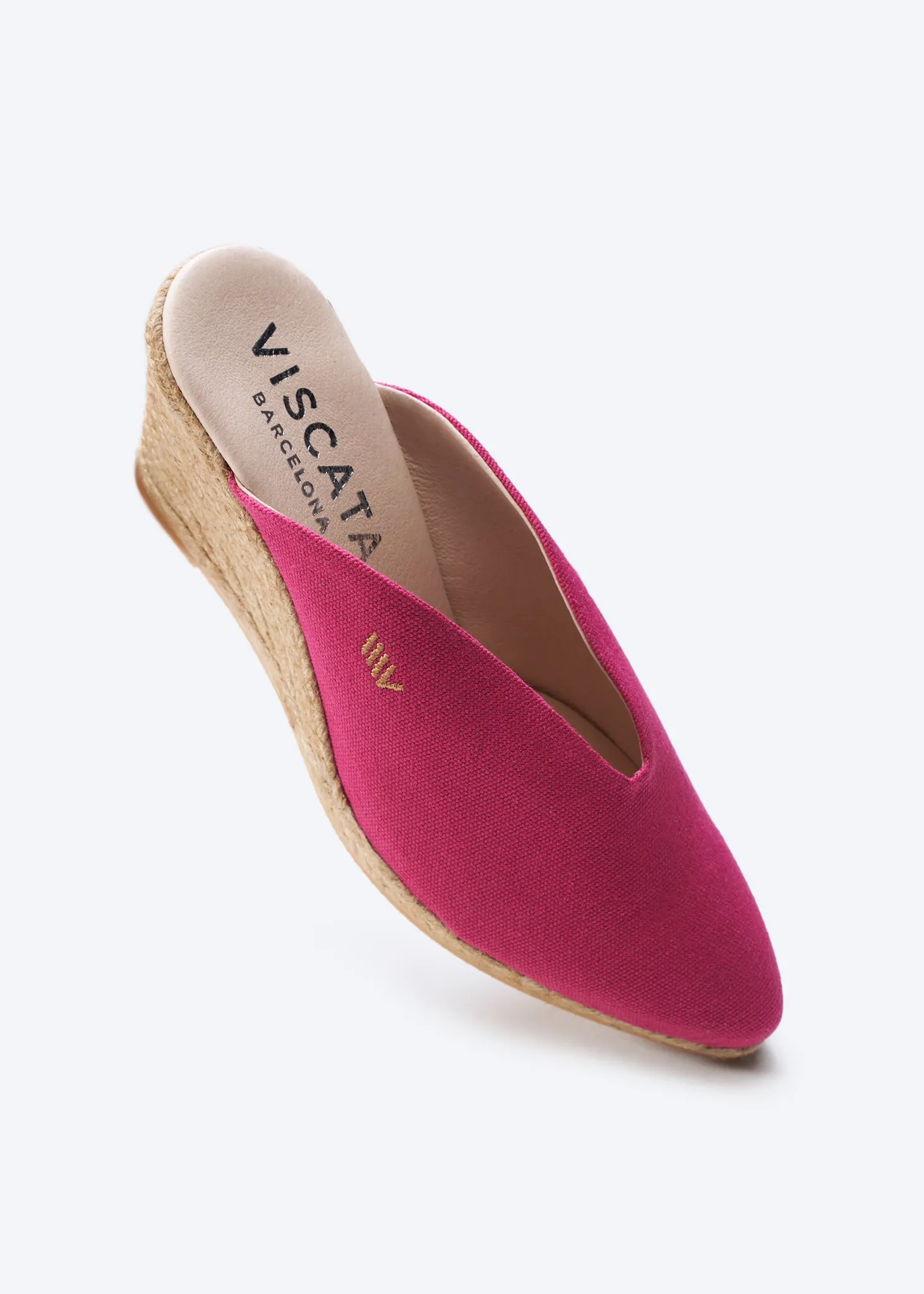 Truja Limited Edition Canvas Espadrille Mule Wedges