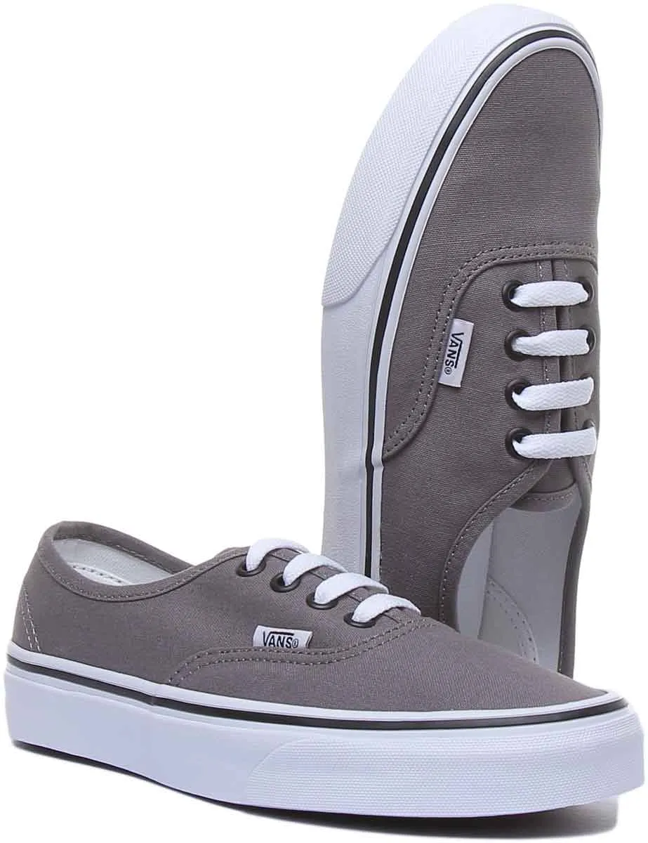 Vans Classic Authentic In Pewter For Women