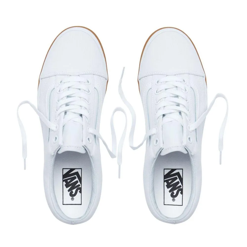 Vans Old Skool Gum Bumper Trainers - White