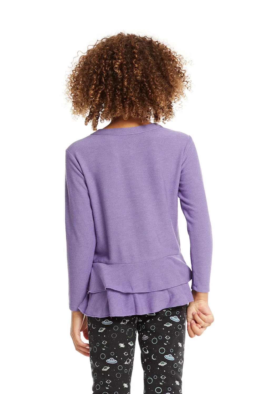 Veronica Purple Long Sleeve Tee