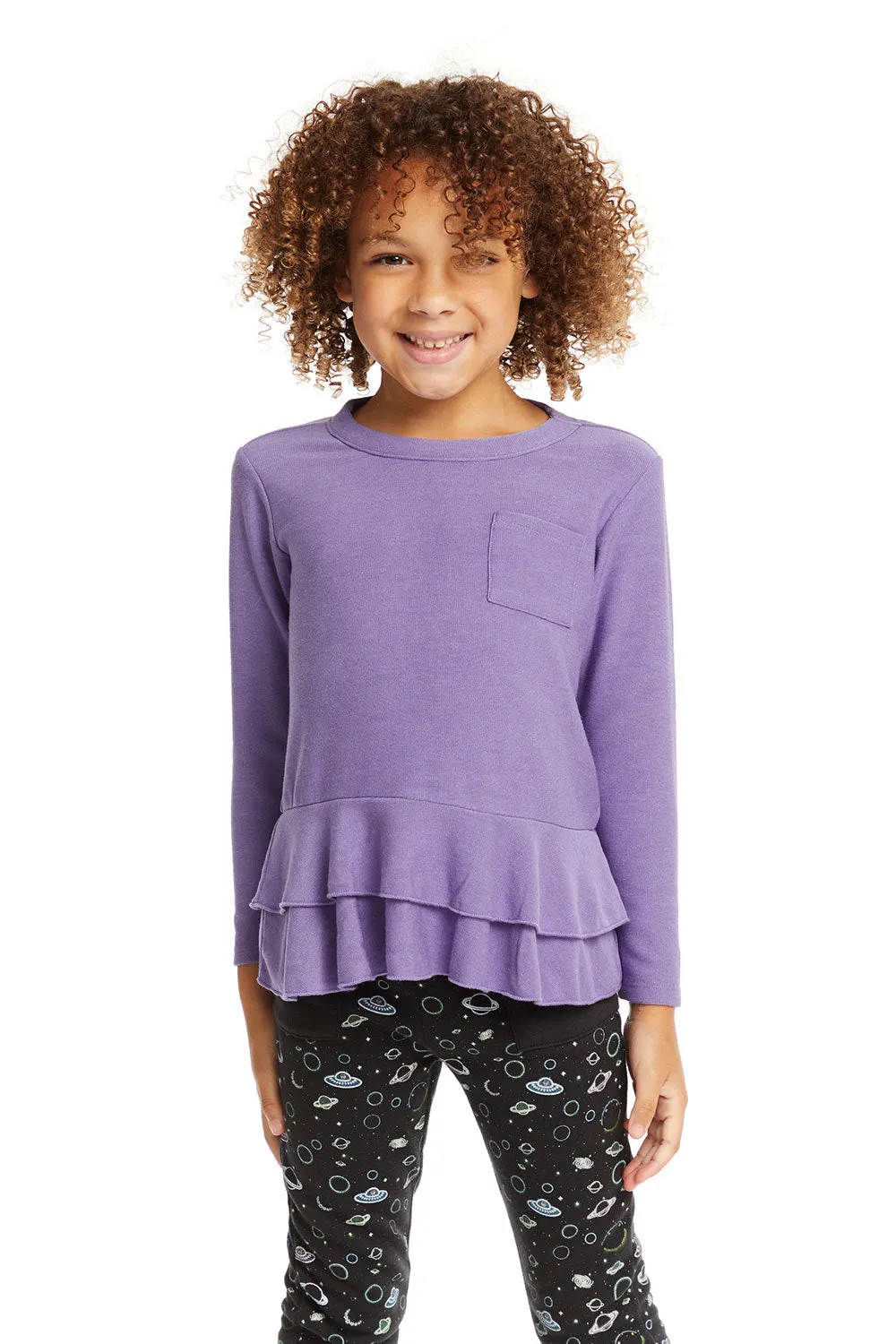 Veronica Purple Long Sleeve Tee