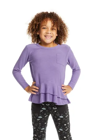 Veronica Purple Long Sleeve Tee