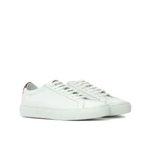 White Low Kick Trainers