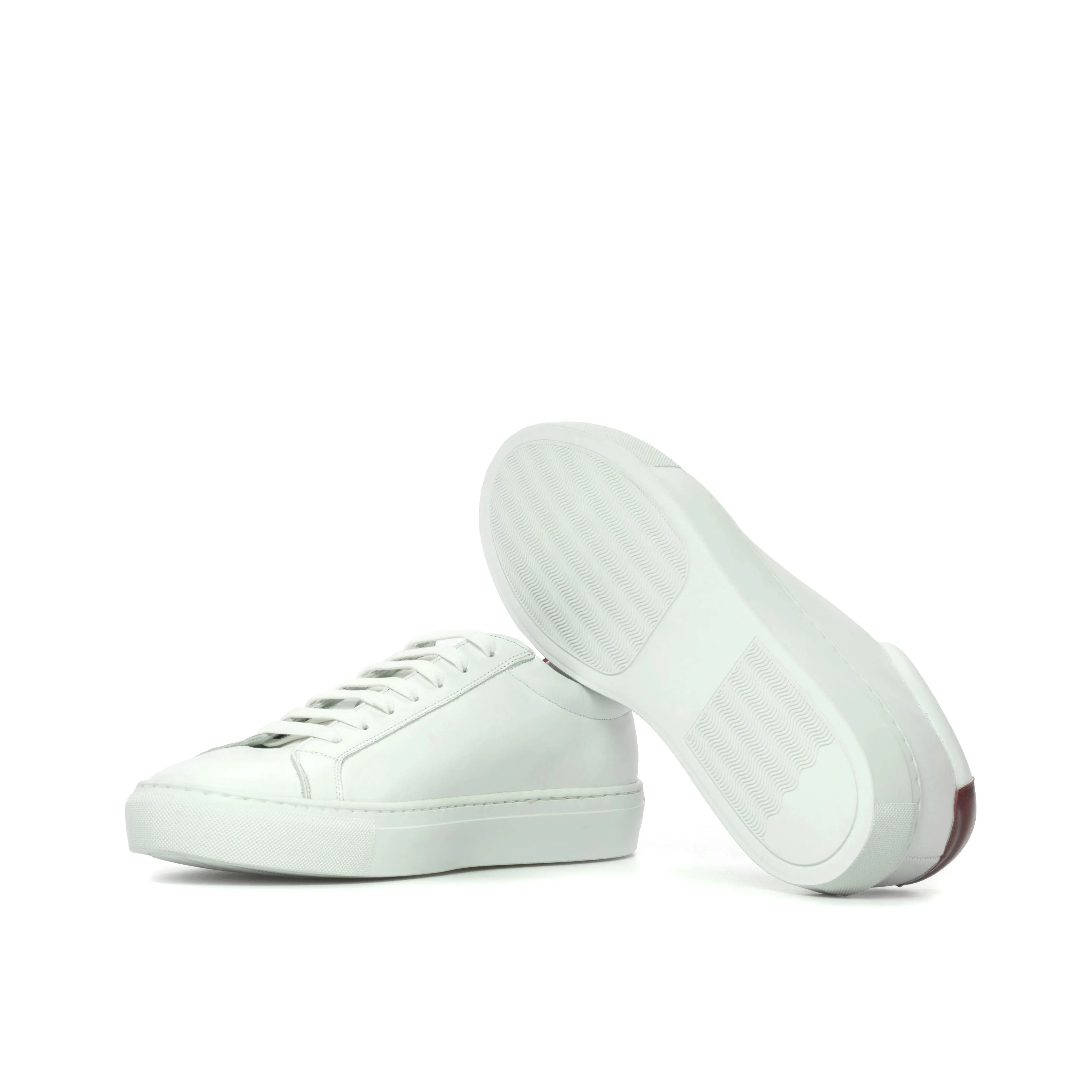 White Low Kick Trainers