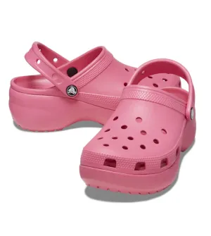 Womens Crocs - Classic PLATFORM Clog Adults  Hyper Pink CLEARANCE