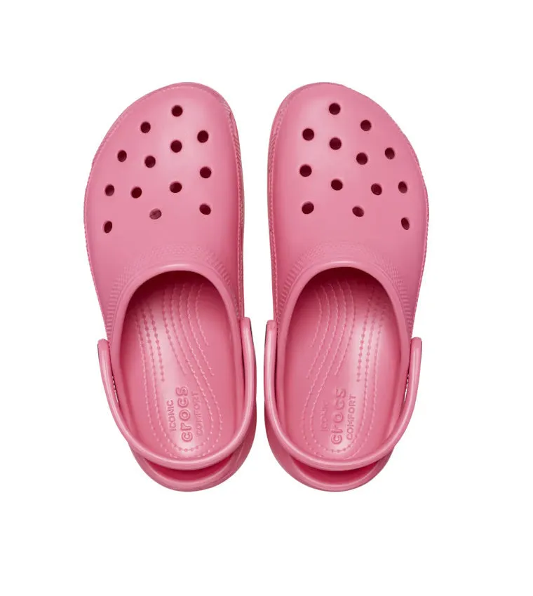 Womens Crocs - Classic PLATFORM Clog Adults  Hyper Pink CLEARANCE