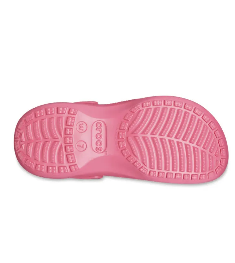 Womens Crocs - Classic PLATFORM Clog Adults  Hyper Pink CLEARANCE